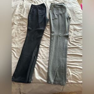 Maurices lot of dress jeggings size large long -EUC - both pairs